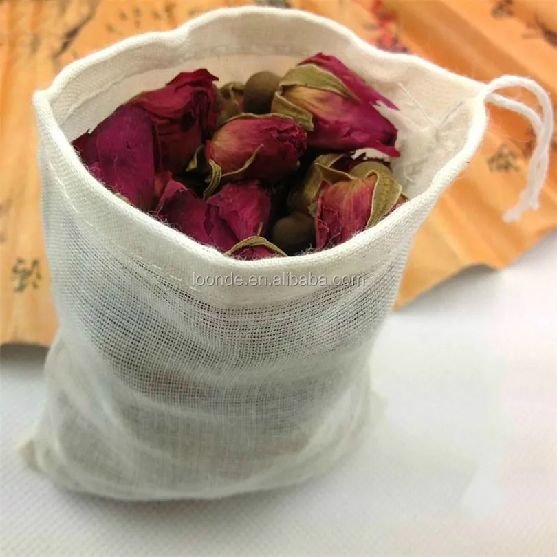 Natural Organic Cotton Empty Tea Bag Or Coffee Brew Bag Buy Coffee