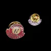 rotaract secretary club enamel pin, craft project using free sample metal lapel pin