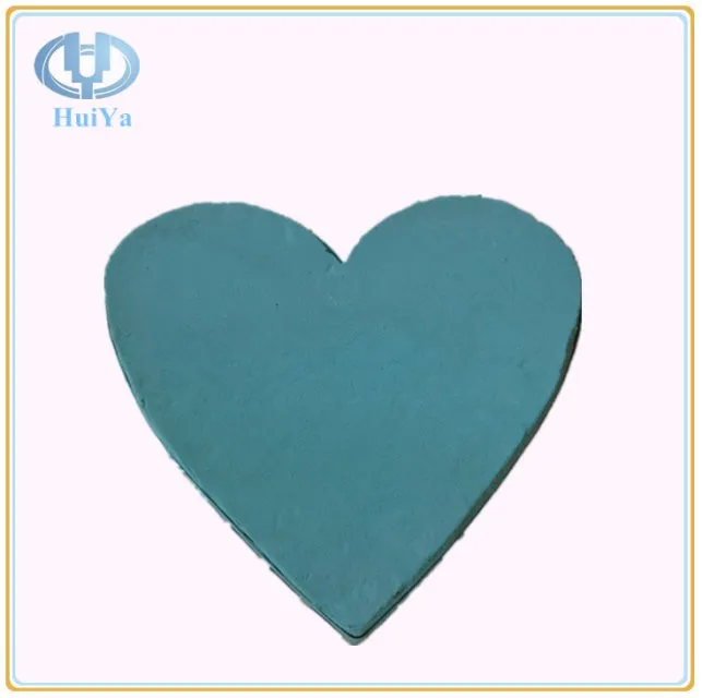 Heart Shape Wet Floral Foam For Holiday Decoration With Fresh Flowers