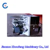 apple peeling machine with coring and separating