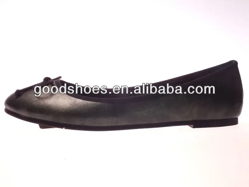 Fashin spanish leather flat shoes for women in guangzhou