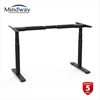 fashion look upright computer stand up desk that raises and lowers by electricity