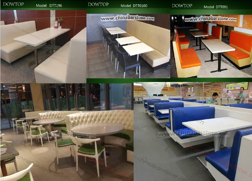 Modern fast food restaurant booth banquette seating buy ...
