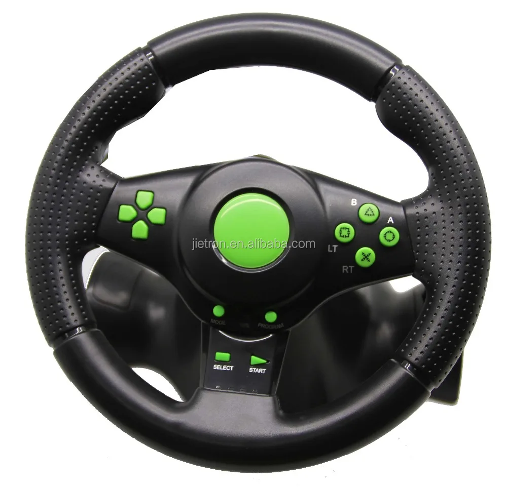 2020 New Design Video Game Racing Steering Wheel For Ps4 Ps3 Pc Switch