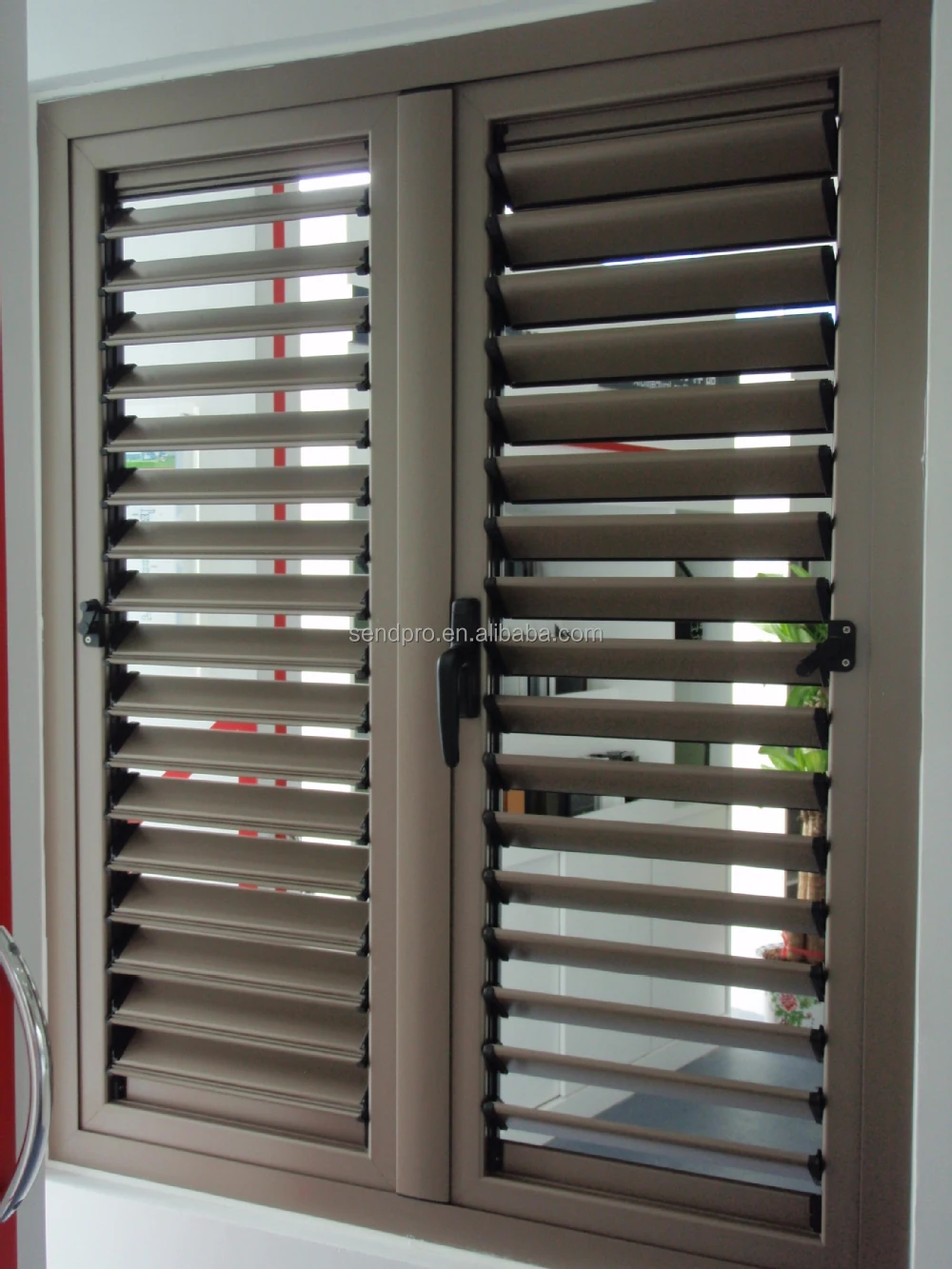 Removable Shutter Pieces Of Aluminium Jalousie Windows 