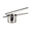 Stainless Steel Potato Ricer, Food Press , Fruit Masher, with 3 Discs, Comfort Grip