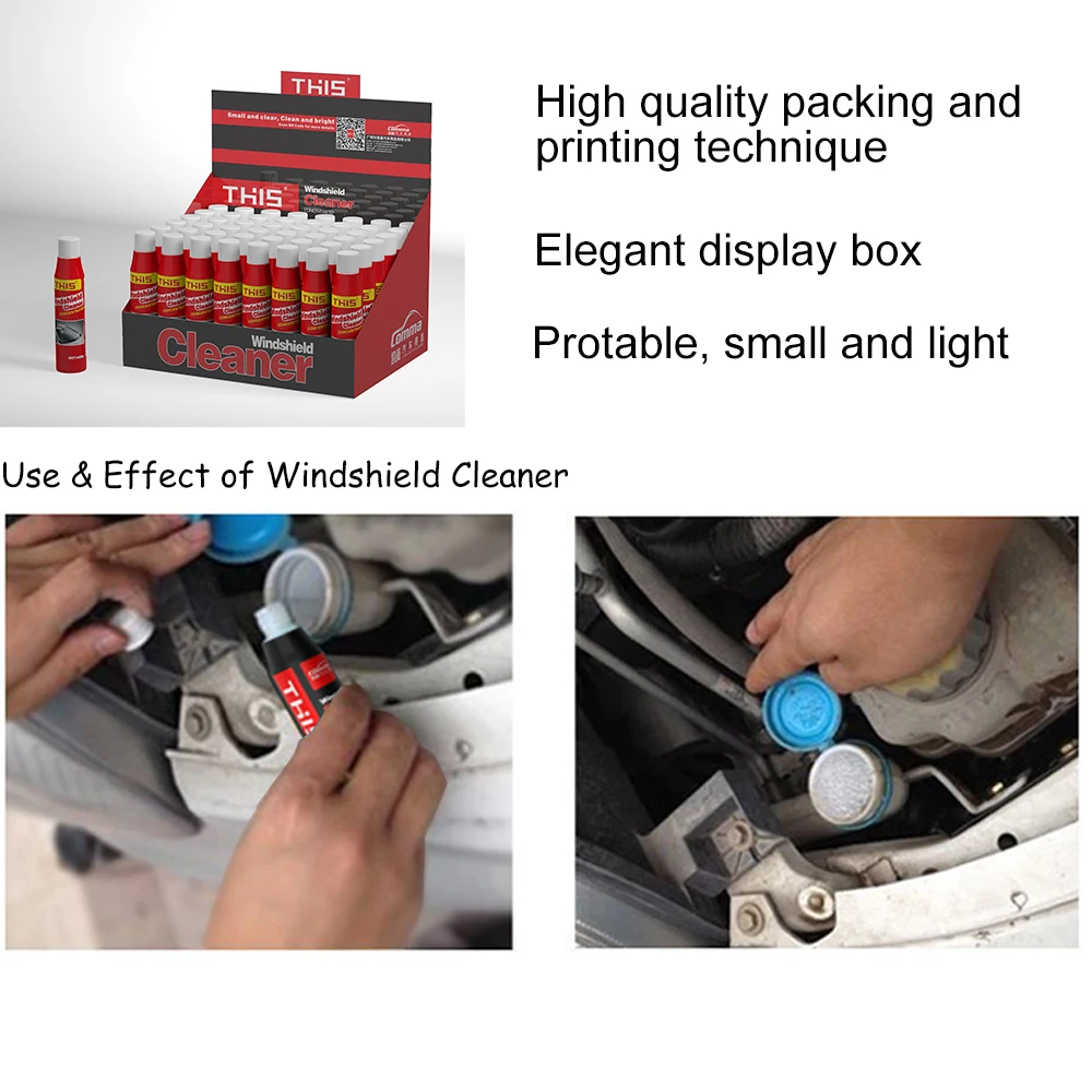 Car Care Windscreen Cleaning Liquid Glass Car Polish Windshield Easy Cleaner Washer Fluid