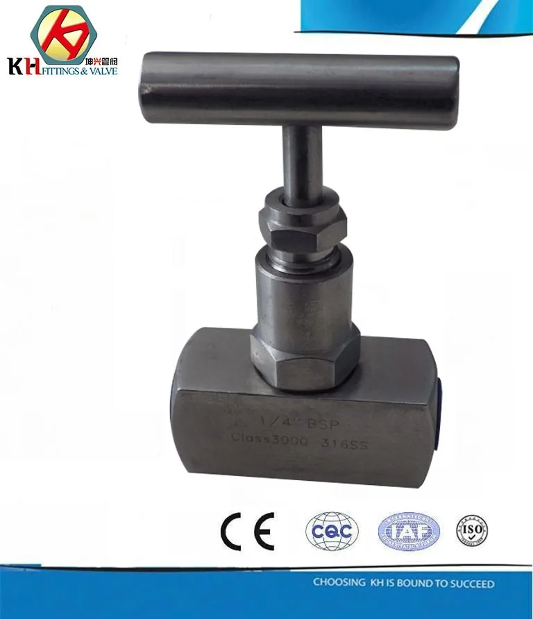 1000 WOG/PN stainless steel gas needle valve, View needle valve, KH