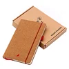 2019 hot sale new arrived cork cover A5 unlined paper notebook with round elastic band