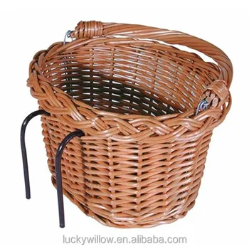 rattan bicycle basket