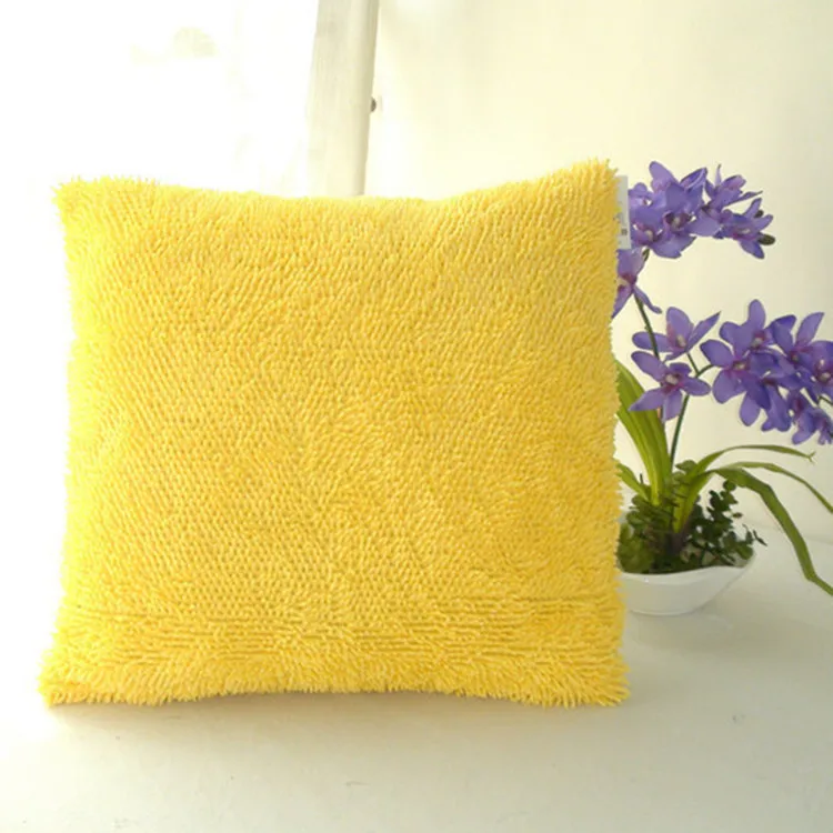 plush cushion covers