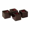 EASTONY Wood Furniture Lifter Bed Lifters, Set of 4