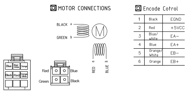 2 phase stepper motor