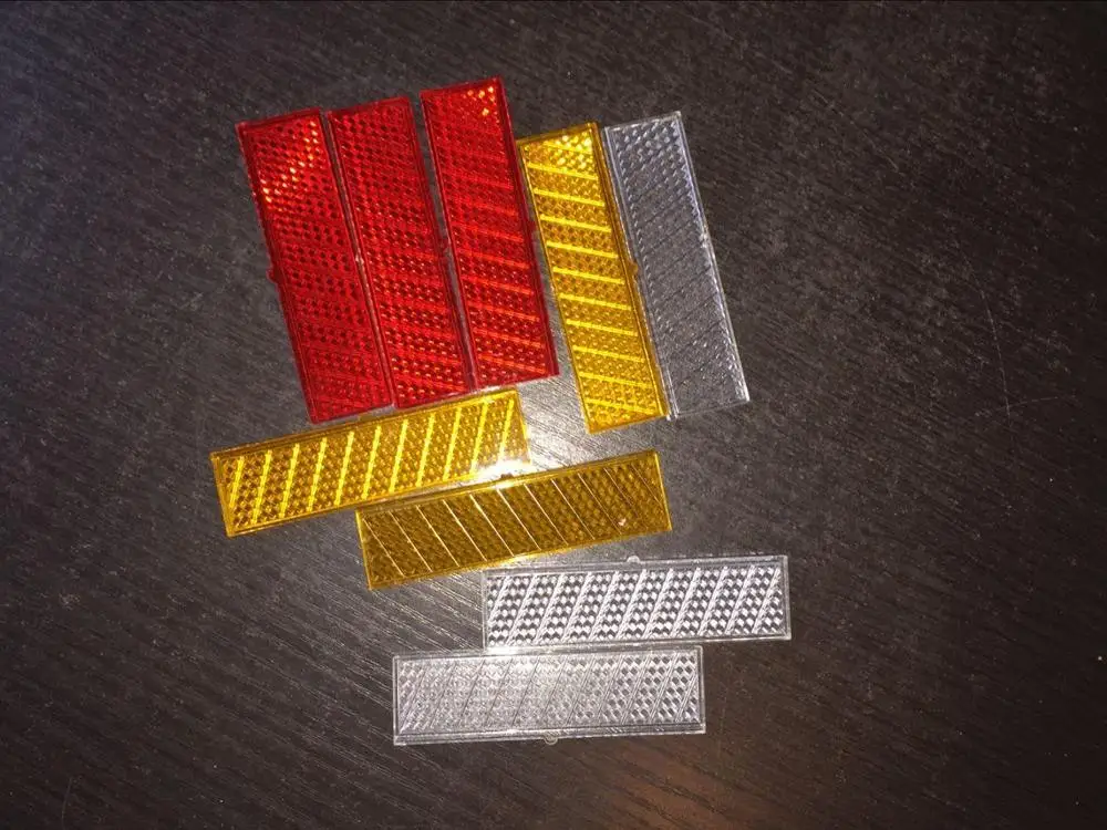 7.9x2.1cm Plastic Reflector Reflective Panel Strip For Road Studs Buy