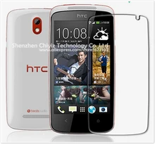2 x High Quality Clear Glossy Screen Protector Film Guard Cover For HTC Desire 500 506e 560 5088 509d