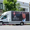 Sunrise P6 P10 full color outdoor advertising truck mobile led display