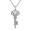 Forests Key Pearl necklace silver plated Key pendant birthday gifts for girls women Jewelry