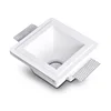 indoor Decorative Handmade Gypsum Plaster square led downlight set