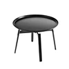 The round tea table in the living room