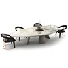 Triangle shape marble top solid wood dining & kitchen room tables living room furniture black or white color for apartment hotel