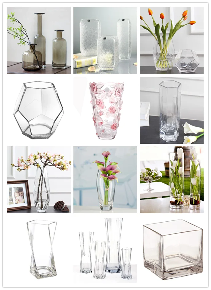 Gv015 Clear Glass Cylinder Vase In Different Size 100cm Tall Glass