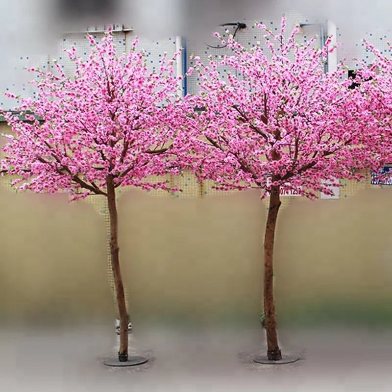 Artificial Trees Vertical Silk Peach Blossom Tree Buy Artificial Tree