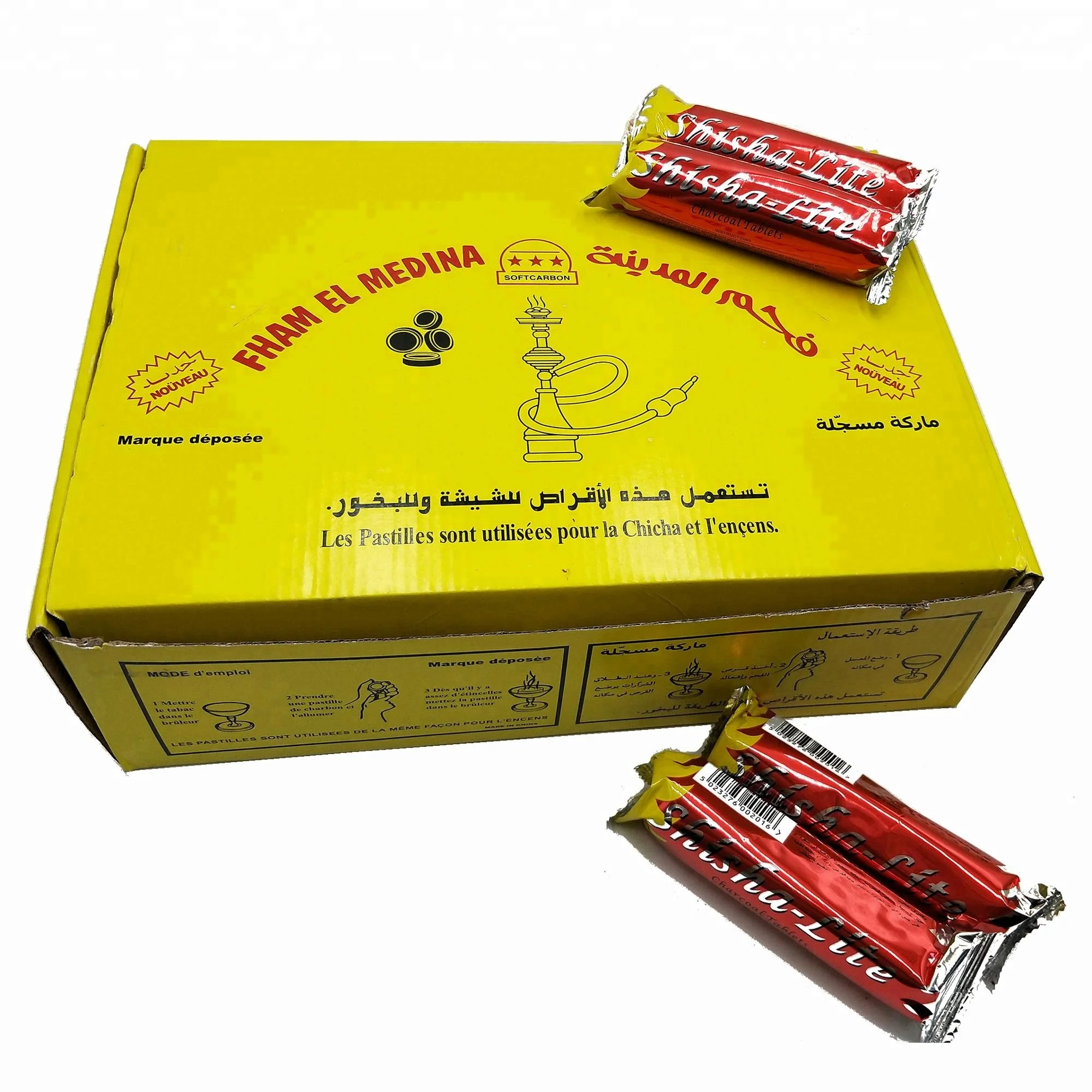 Hqrm3360 Hongqiang Customize Packing Easy Light Shisha Incense Instant