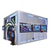 Hot sell Outdoor Amusement F1 driving simulator truck mobile 7D cinema