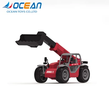 red excavator toy