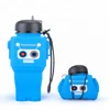 550ml Foldable Silicone Boys Sports Water Bottles For Drinks Shenzhen