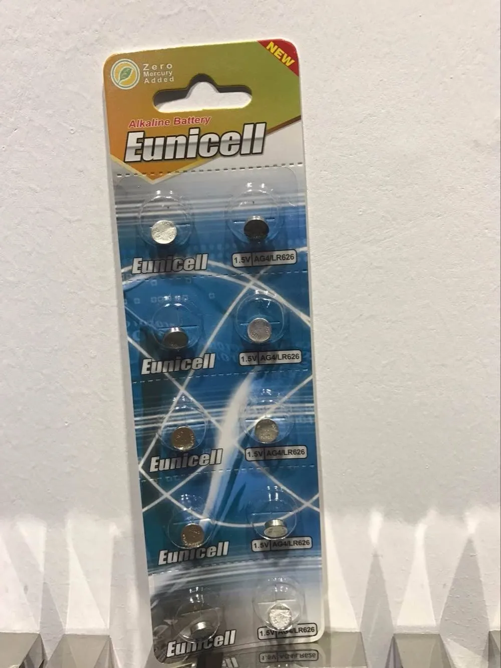 0% Hg Pb AG4 button cell battery blister pack_1