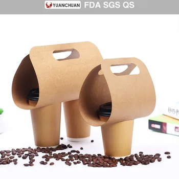 Download Rigid Cardboard Paper Coffee Cup Holder With Handle - Buy Coffee Cup Holder,Paper Coffee Cup ...