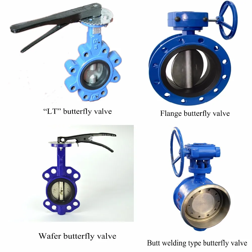 wafer connection stainless steel pneumatic butterfly valve JKTL BT063L