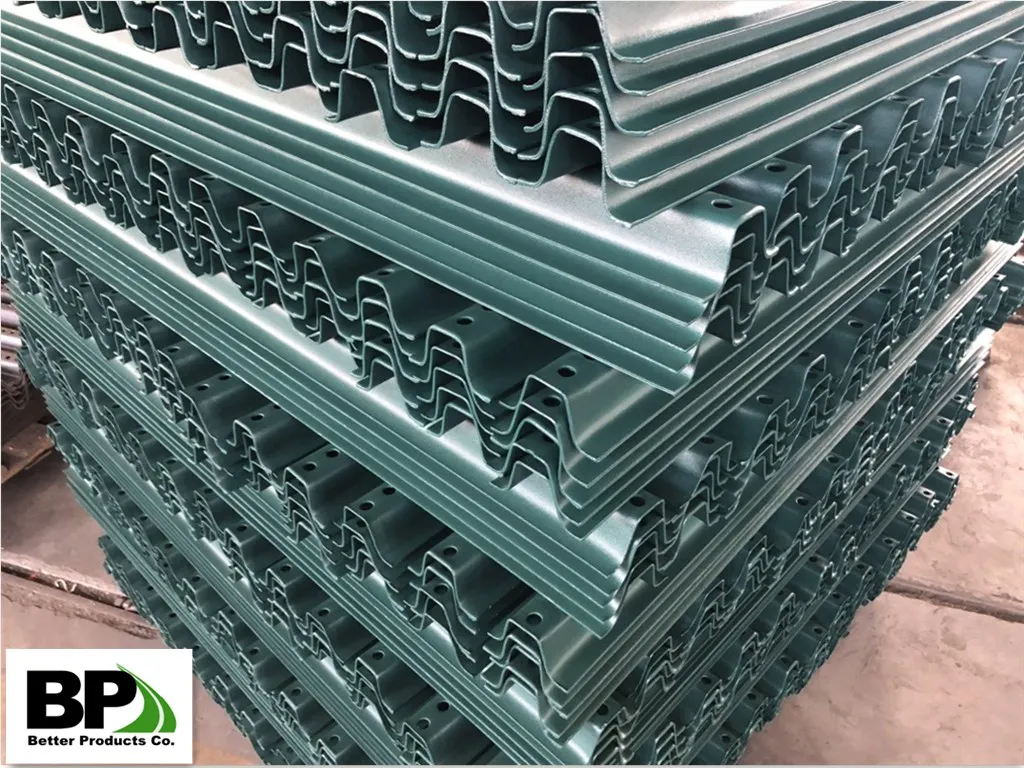 Green Powder Coated fence posts | Steel U channel | U tubes for Orchards