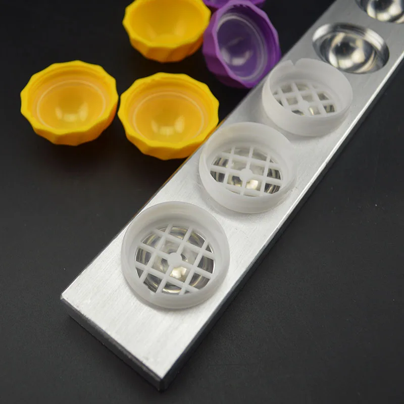 Egg Round Shape Lip Balm Filling Tray 6cavities Handmade Lipbalm Mold
