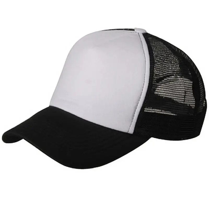 white and black cap