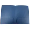 Customized Logo Fancy Paper Material 2 Pocket L Shape File Folder
