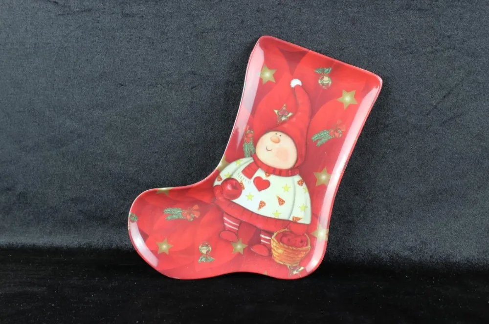 9.5inch shoe melamine plate