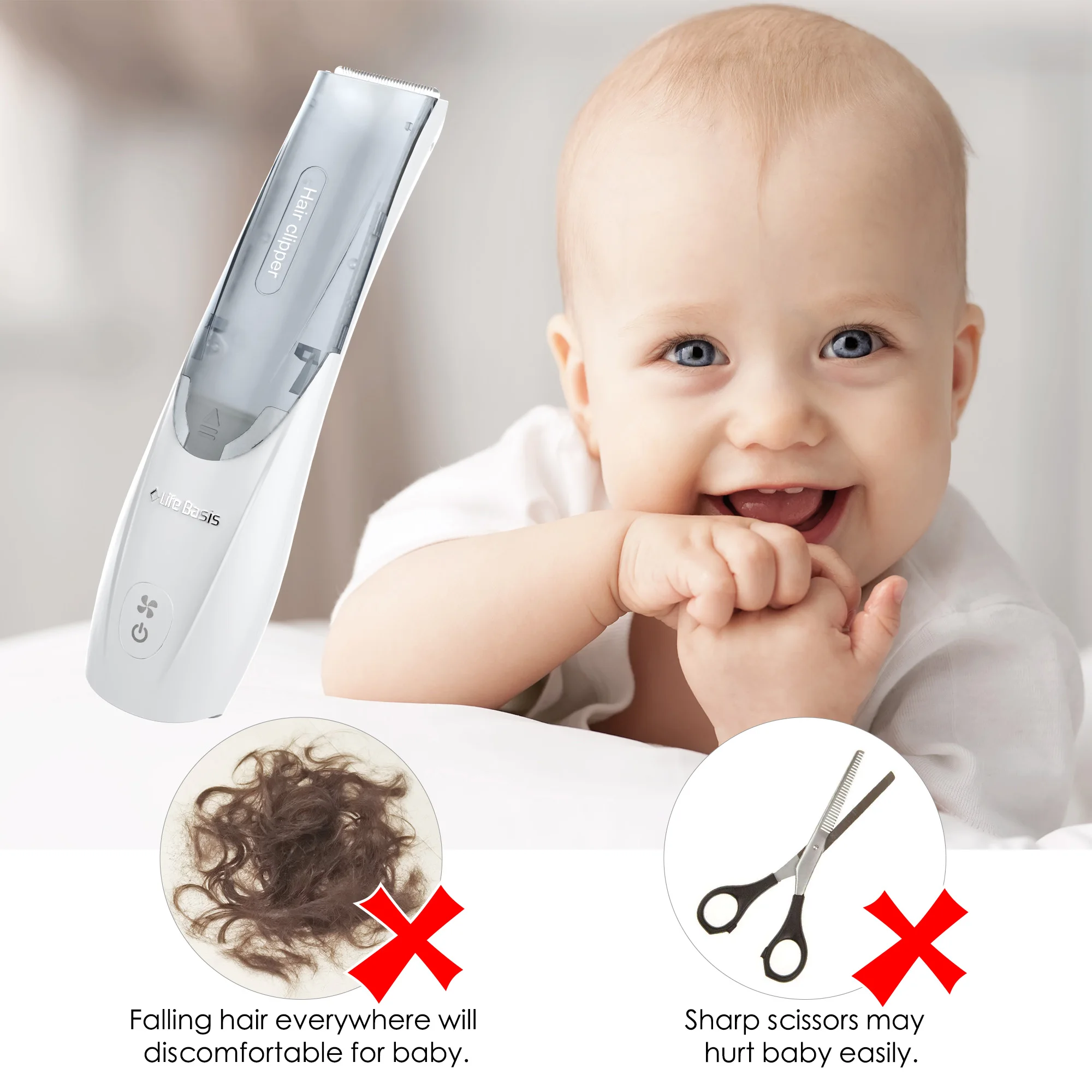 Rechargeable  Baby Hair Clipper professional electric