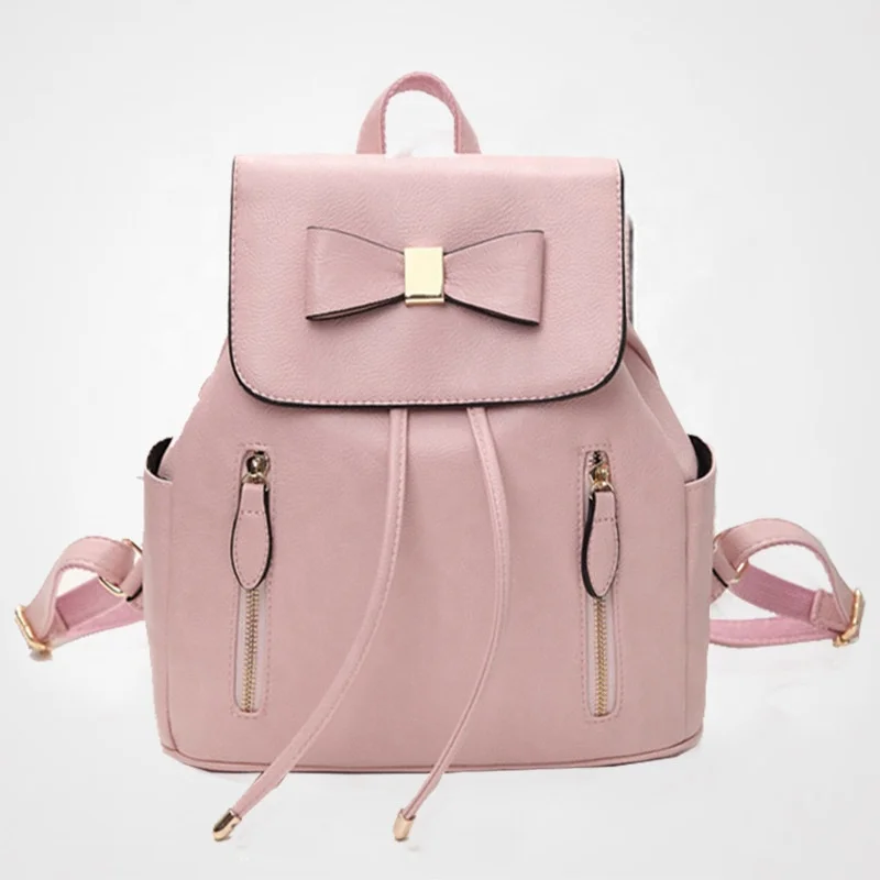 pink college bag