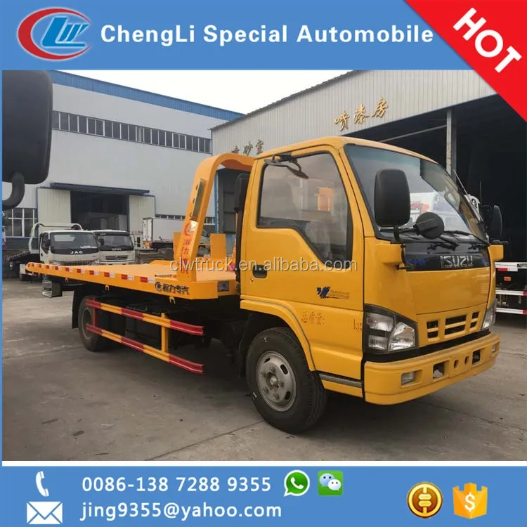 Professional Flatbed Tow Truck Flatbed Wrecker For Sale In The