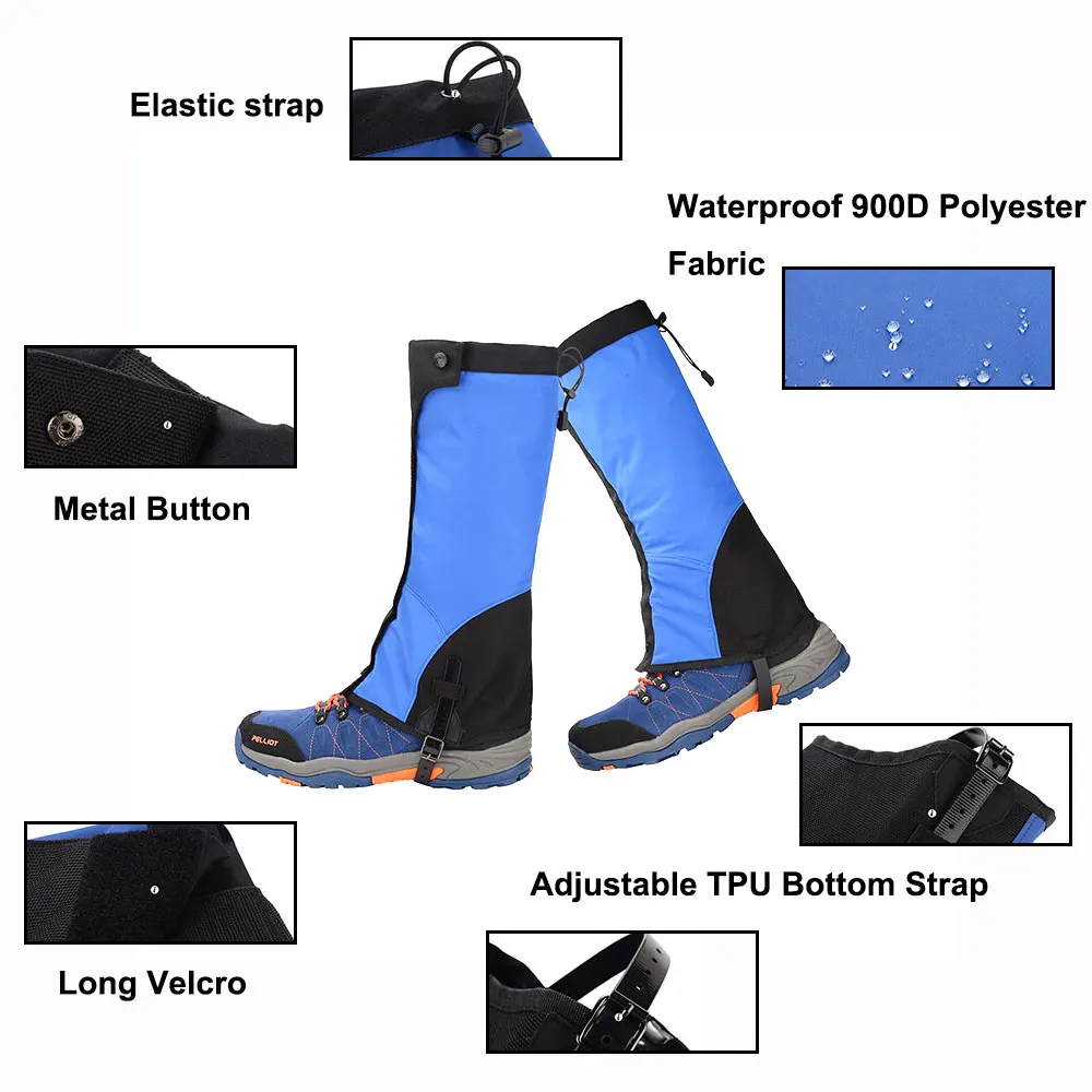 Outdoor Protection Lightweight Hiking Leg Gaiters Buy Leg Gaiters
