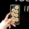 daisy flower transparent clear Korean fresh style cell phone case for iphone series BIA183