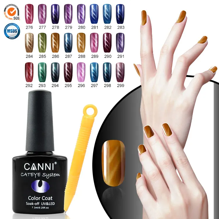 51023W CANNI wholesale 24 color magnetic nail polish gel varnish magnet gel effect nail polish