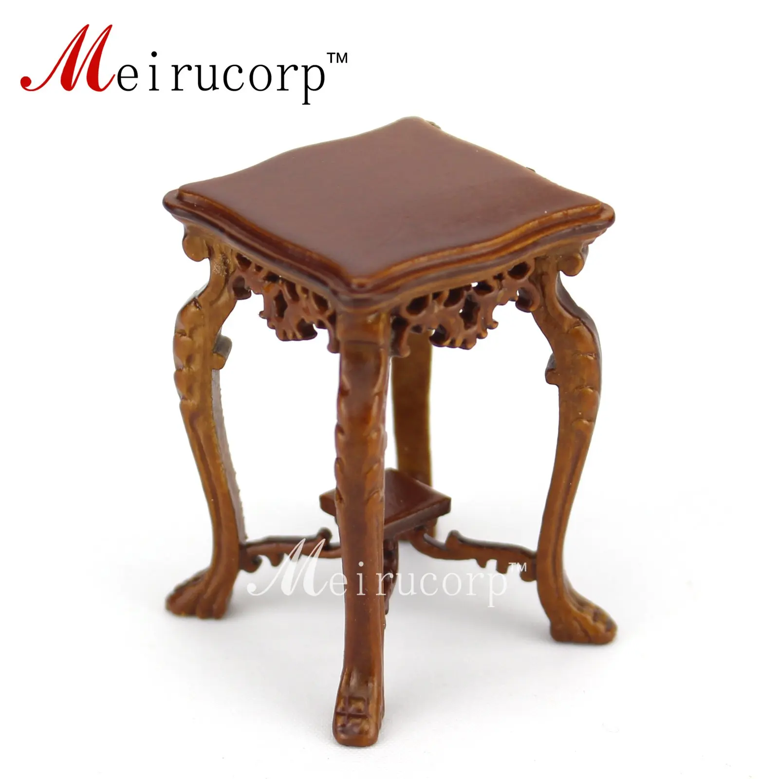 1:12 Miniature Exquisite Simulated Wooden Chair Dollhouse Furniture Ac
