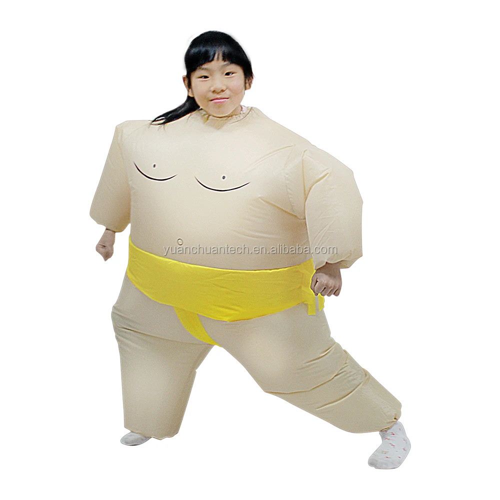 Fantasy Inflatable Sumo Cosplay Mascot Halloween Costume For Kid Boy