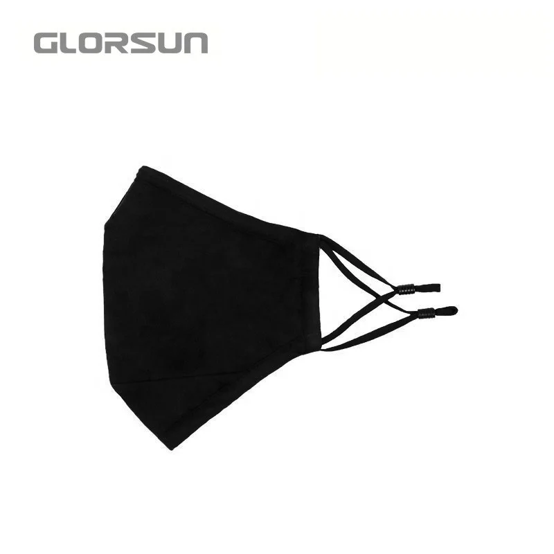 
GLORSUN customize filter replacement printed hygien mask cotton black 