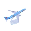 Airplane Model Metal Airbus A330-300 China Eastern Cartoon Color Painted Static Aircraft Diecast Handicraft Souvenir 20cm Gift