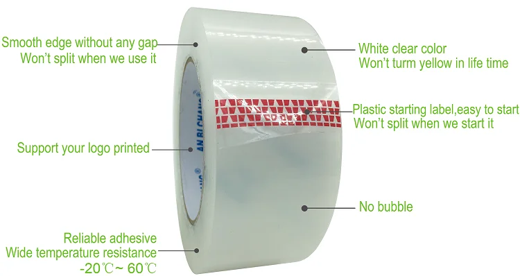 Amazon Heavy Duty Sealing Adhesive Industrial Depot Tape for Moving Packaging Packing Shipping 2.7mil