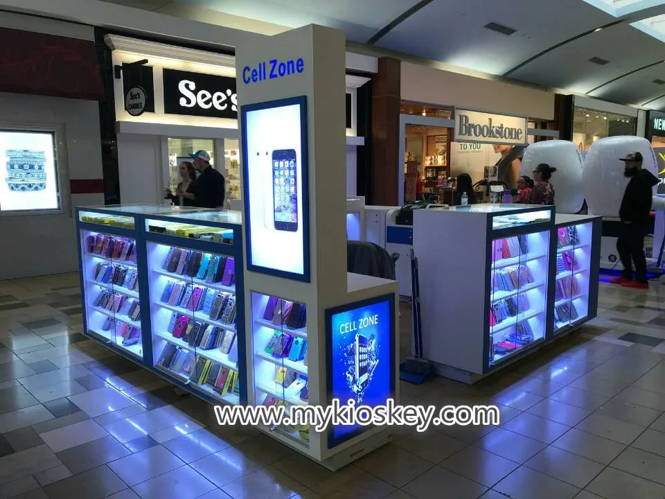 cell phone accessories kiosk